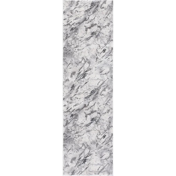 Safavieh 6 ft.-7 in. x 9 ft. Craft Rectangle Power Loomed Rug Grey & Dark Grey CFT866H-6 - main